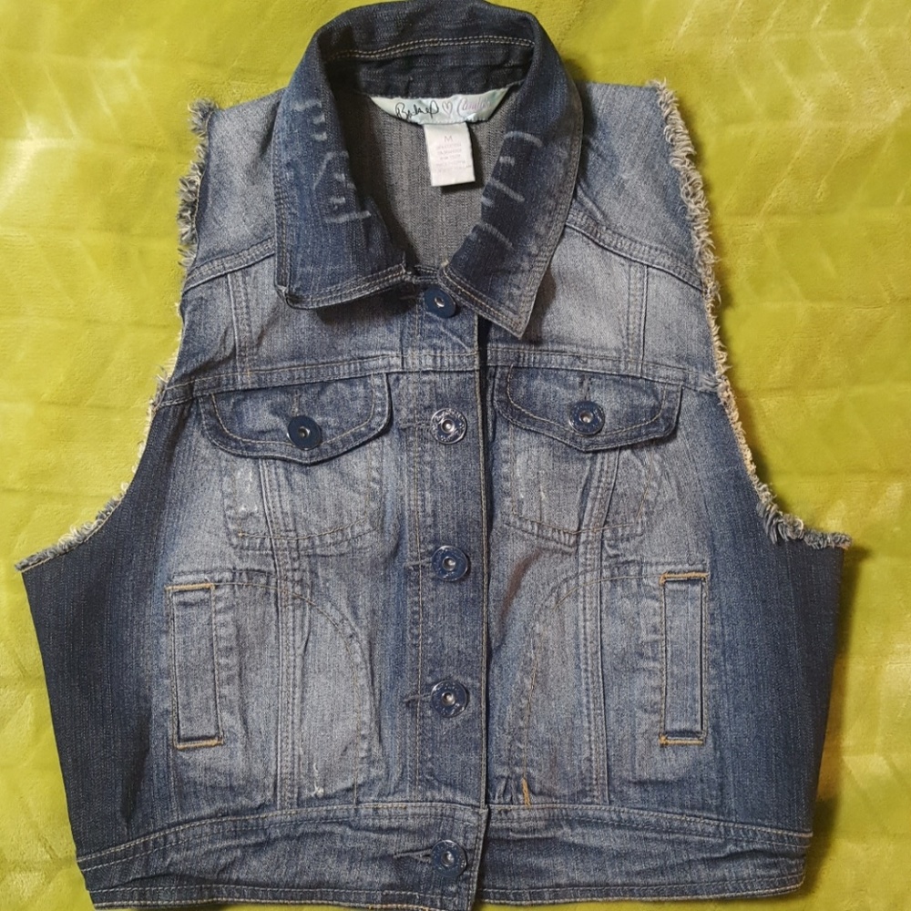 5/$25! Denim Vest
